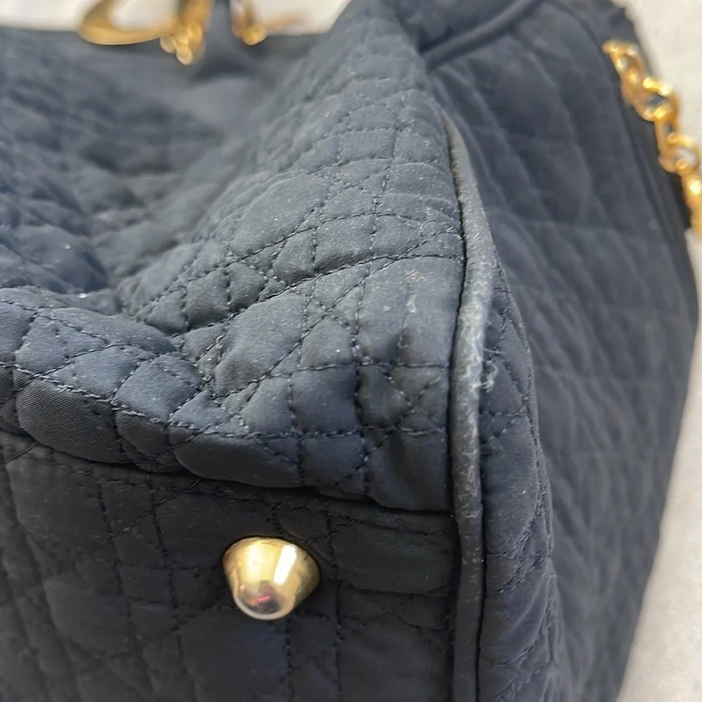 Christian Dior Black Nylon Cannage Lady Dior Boston Bag - Picture 11 of 14